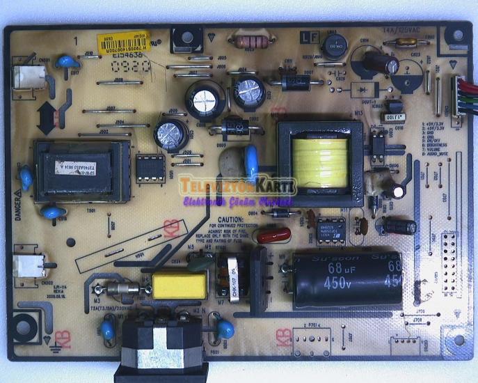 LG W1941S-PF,491821400100R,Monitör Besleme Kartı 