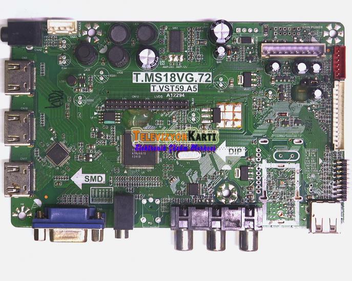 T.MS18VG.72 T.VST59.A5 Sanyo LE116S13FM Anakart