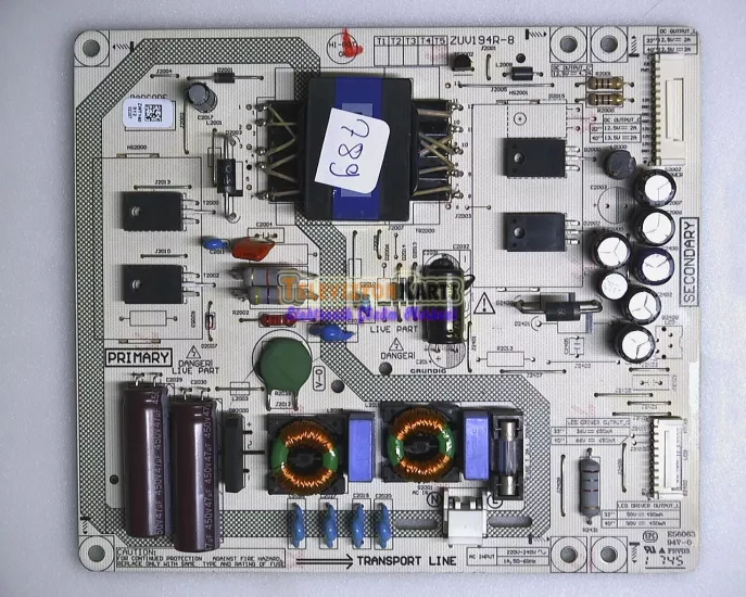 ZUV194R-9 ZWT140 Beko B40L 5745 4B Power Board