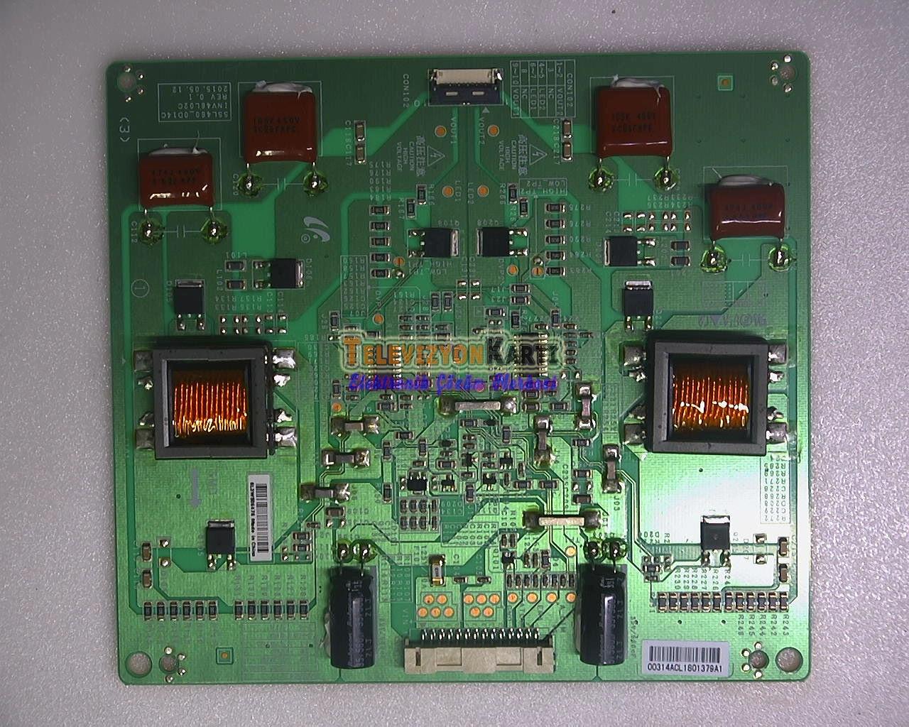 SSL460 0D14C,INV46L02C,SAMSUNG LH46UHNHLBB,LED DRIVER BOARD 