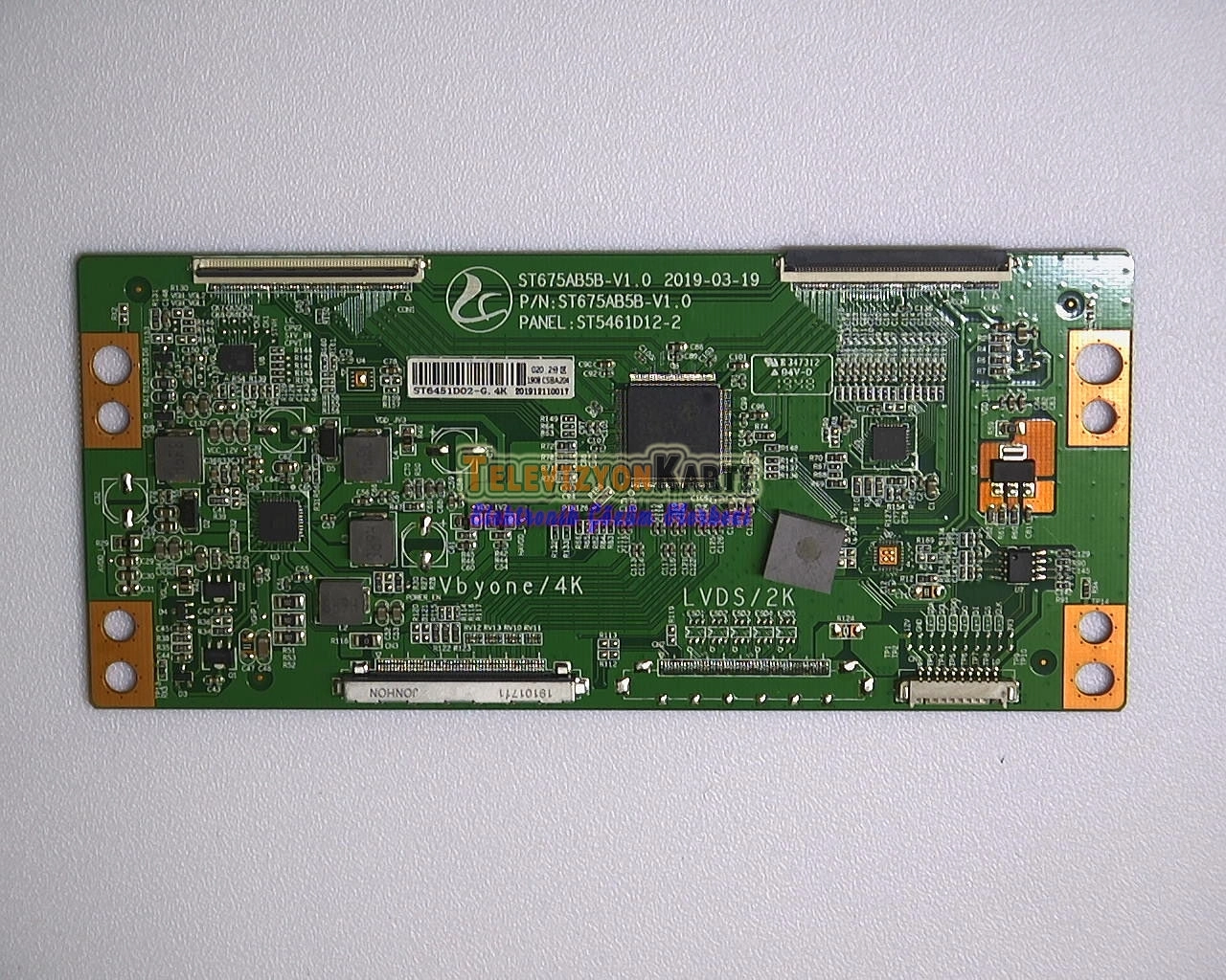 ST675AB5B-V1.0, Dijitsu DJV55M T Con Board - Televizyon Kartı