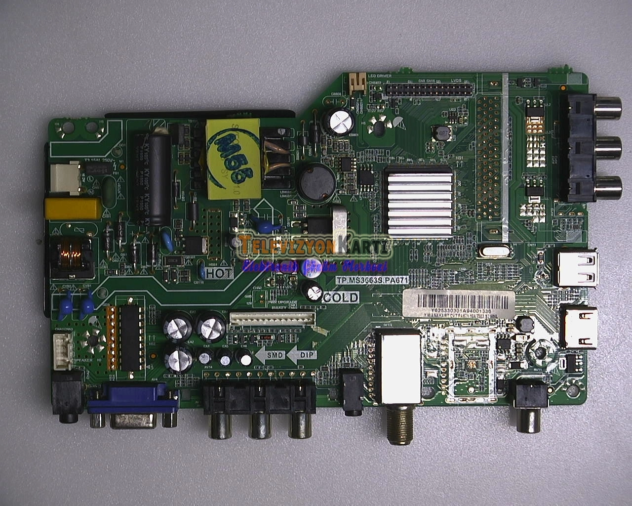 Sunny SN24LED63/0202 Main Board,TP.MS3663S.PA671,10AT503,V236BJ1-P01