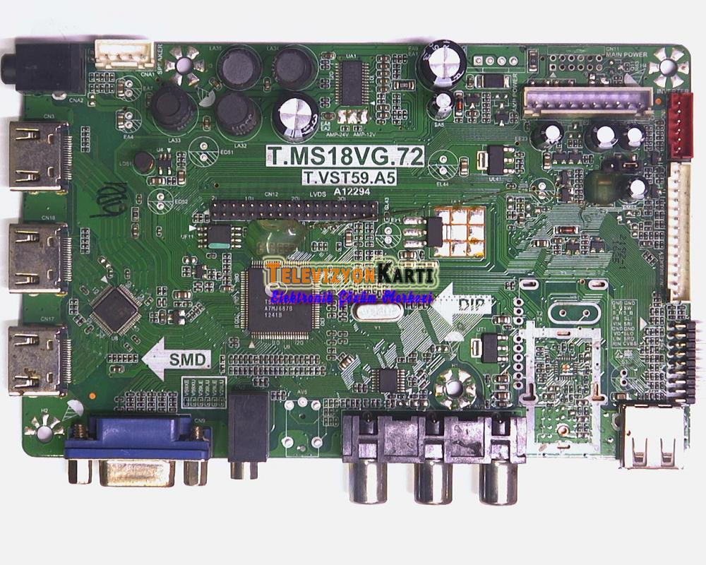 T.MS18VG.72 T.VST59.A5 Sanyo LE116S13FM Anakart