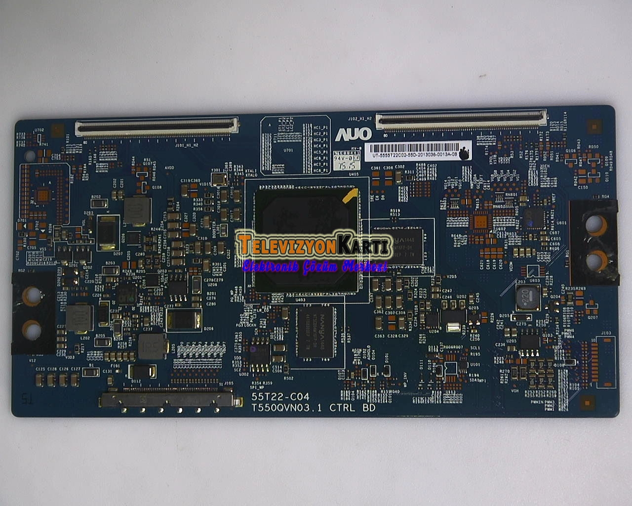 T550QVN03.1 Ctrl BD, 55T22-C04, UT-5555T22C02, Philips 55PUK6400/12, AU Optronics, T CON Board, TPT550J-QVN03.U