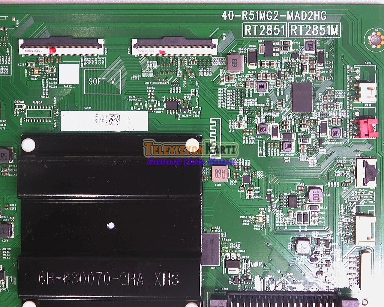 TCL 50C725 Ana kart,40-R51MG2-MAD2HG,RT2851,RT2851M,Main board