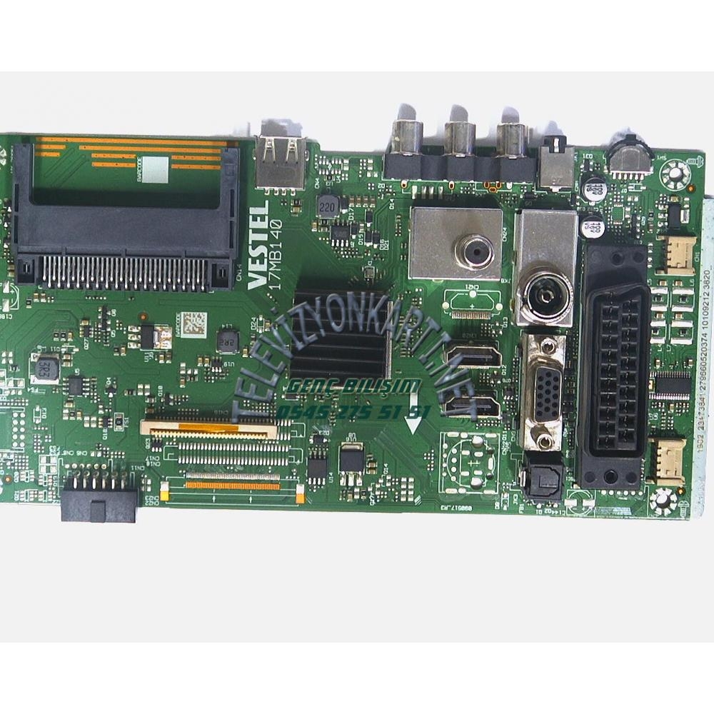 Telefunken 32TH4020 Main Board 17MB140 23473841 Anakart