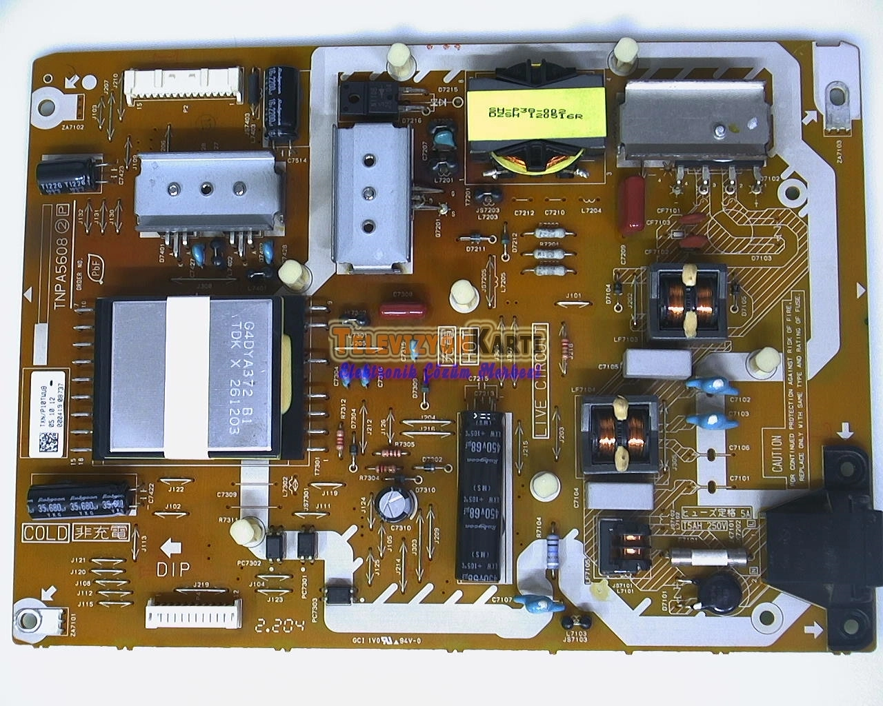 TNPA5608 2P,TXN/P10TWUB,Panasonic TX-L47ET5E,Power Board,Besleme,LC470EUD-SEF2