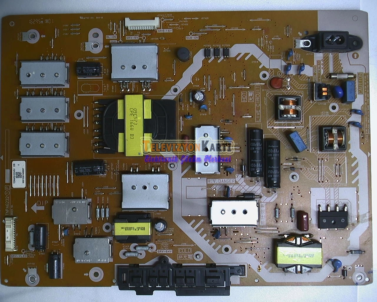 TNPA6232 1 P,TZRNP01ZXVEV,PANASONIC TX-49DX600B,POWER BOARD,BESLEME