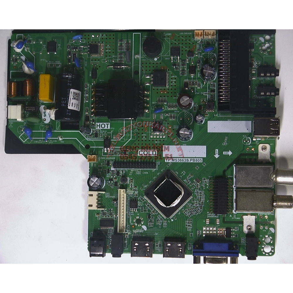 TP.MS3663S.PB805 , ONVO OV40200 , MAIN BOARD , ANAKART , V400HJ9-PE1