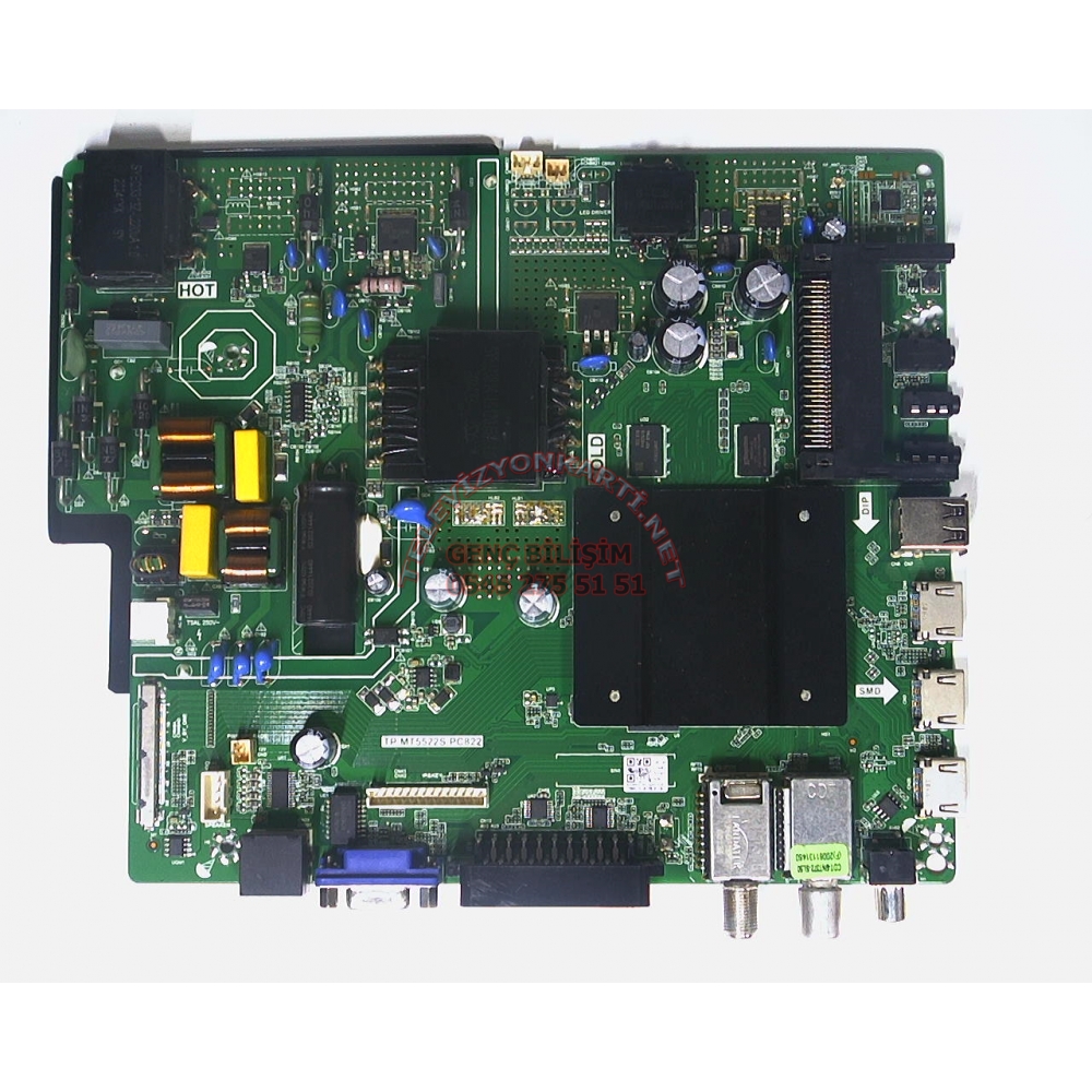 TP.MT5522S.PC822 , Awox B 205800S, Main Board - Televizyon Kartı