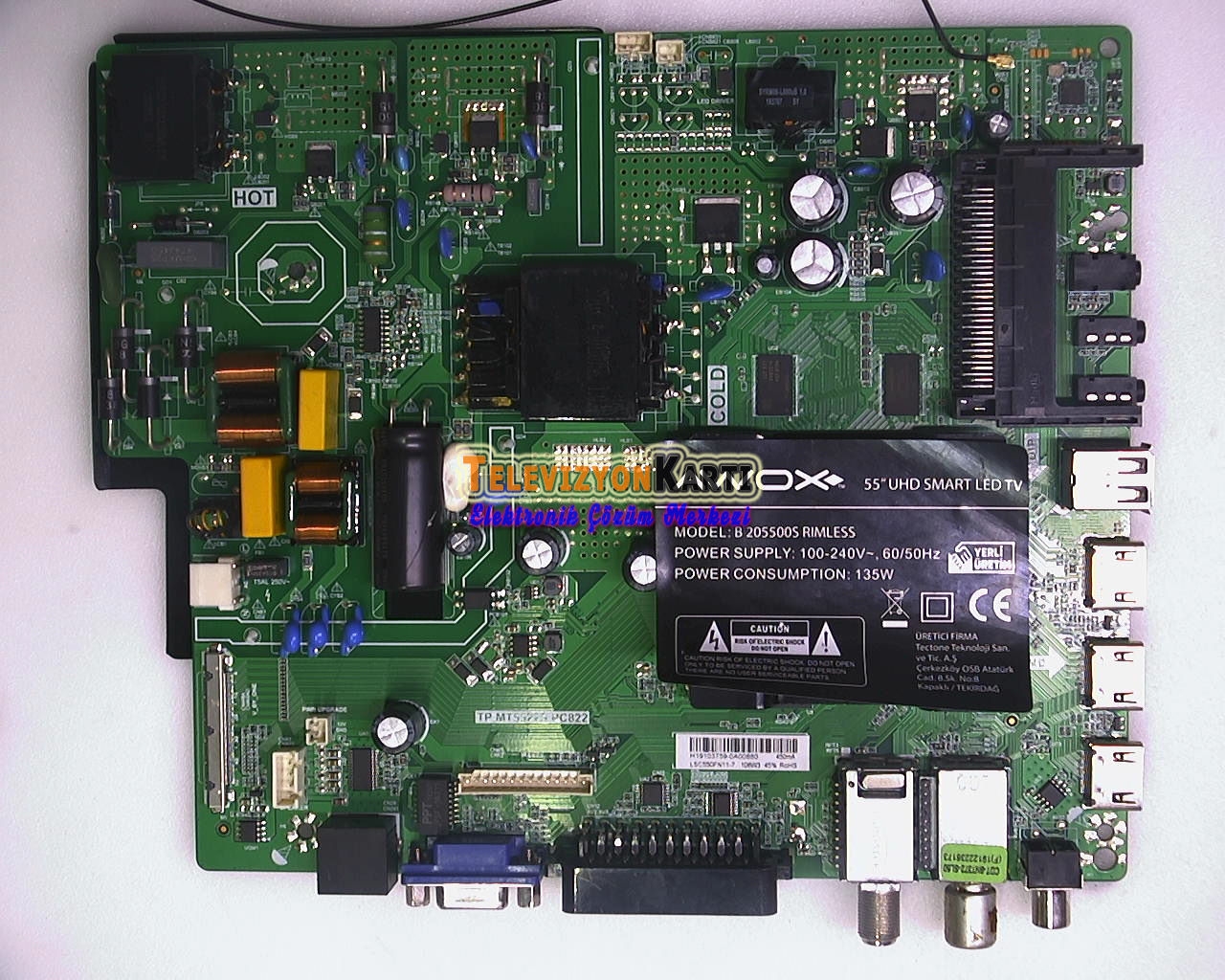 TP.MT5522S.PC822 , AWOX B205500S , U5100STR , MAIN BOARD , ANAKART , LSC550FN11