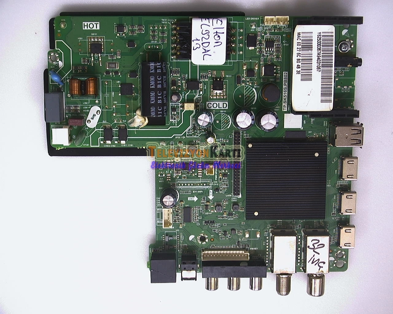 TP.SK516S.PB802,Y625330367A94037770,Elton EL32DAL13-0216,Main Board,LC320DXY-SHAC