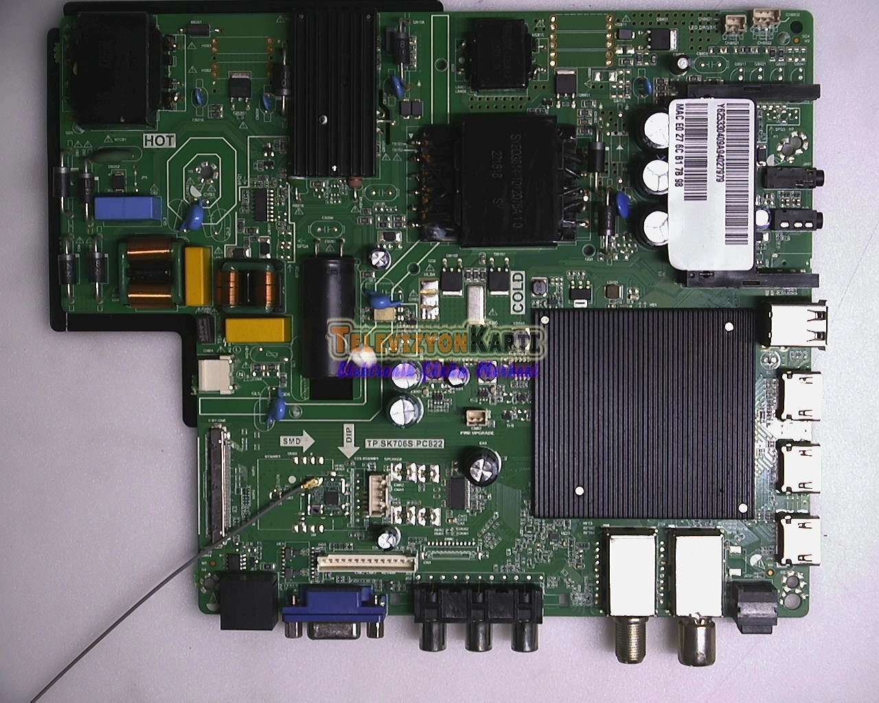 TP.SK706S.PC822,AXEN AX50FIL403/0216,MAIN BOARD,ANAKART,PT500GT04