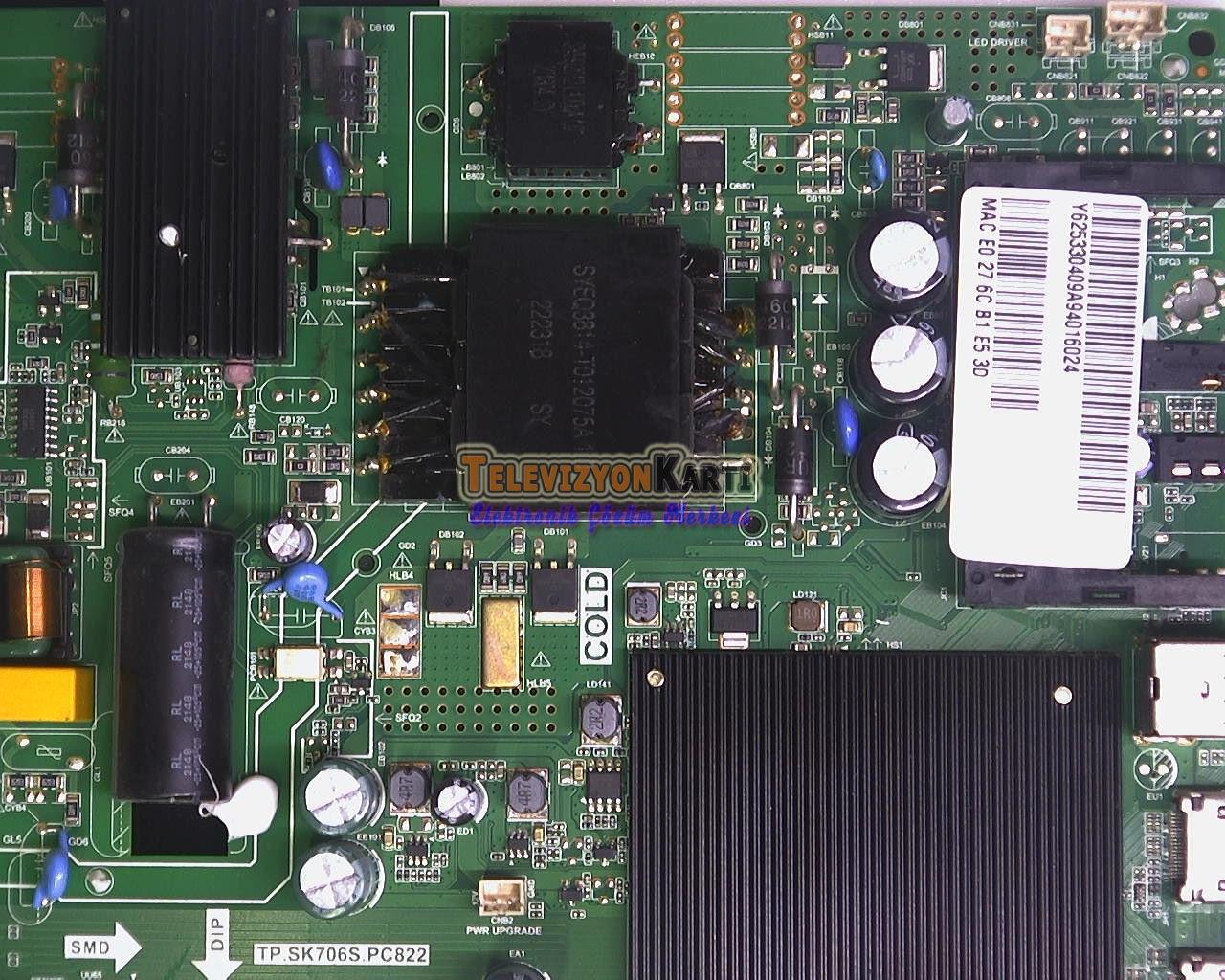 TP.SK706S.PC822,Hİ-LEVEL HL50FMN403/0216,Anakart - Televizyon Kartı