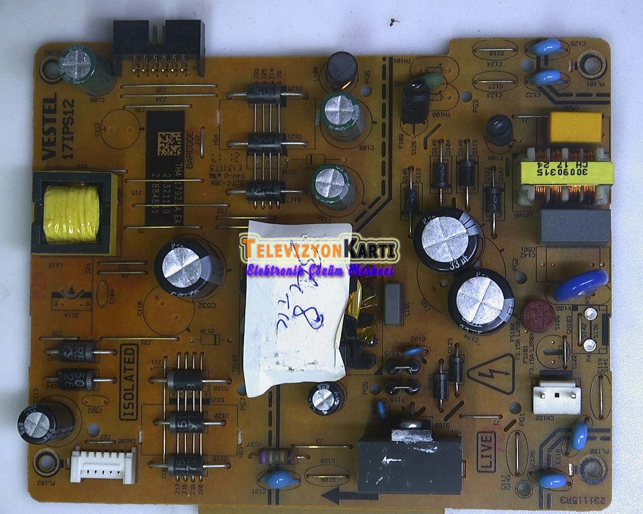 VESTEL 48FD7300 POWER BOARD,17IPS12,23321119,VES490UNDS-2D-N13