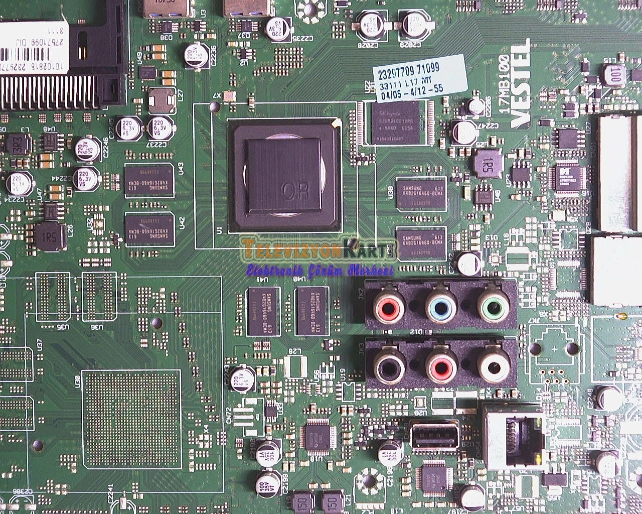 Vestel 55UA9400 Main Board,17MB100,23297708,23297709,VES550QNEL-3D