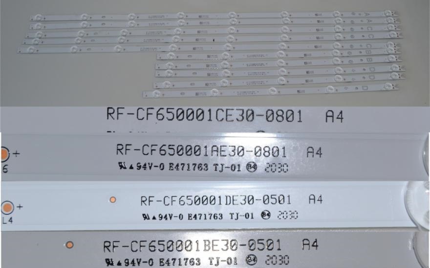 VESTEL 65U9500 , TOSHIBA 65UL2063DT, 65UL3063DT, 65UA3A63DT, 65UL2163DT, REGAL 65R754U,LED BAR