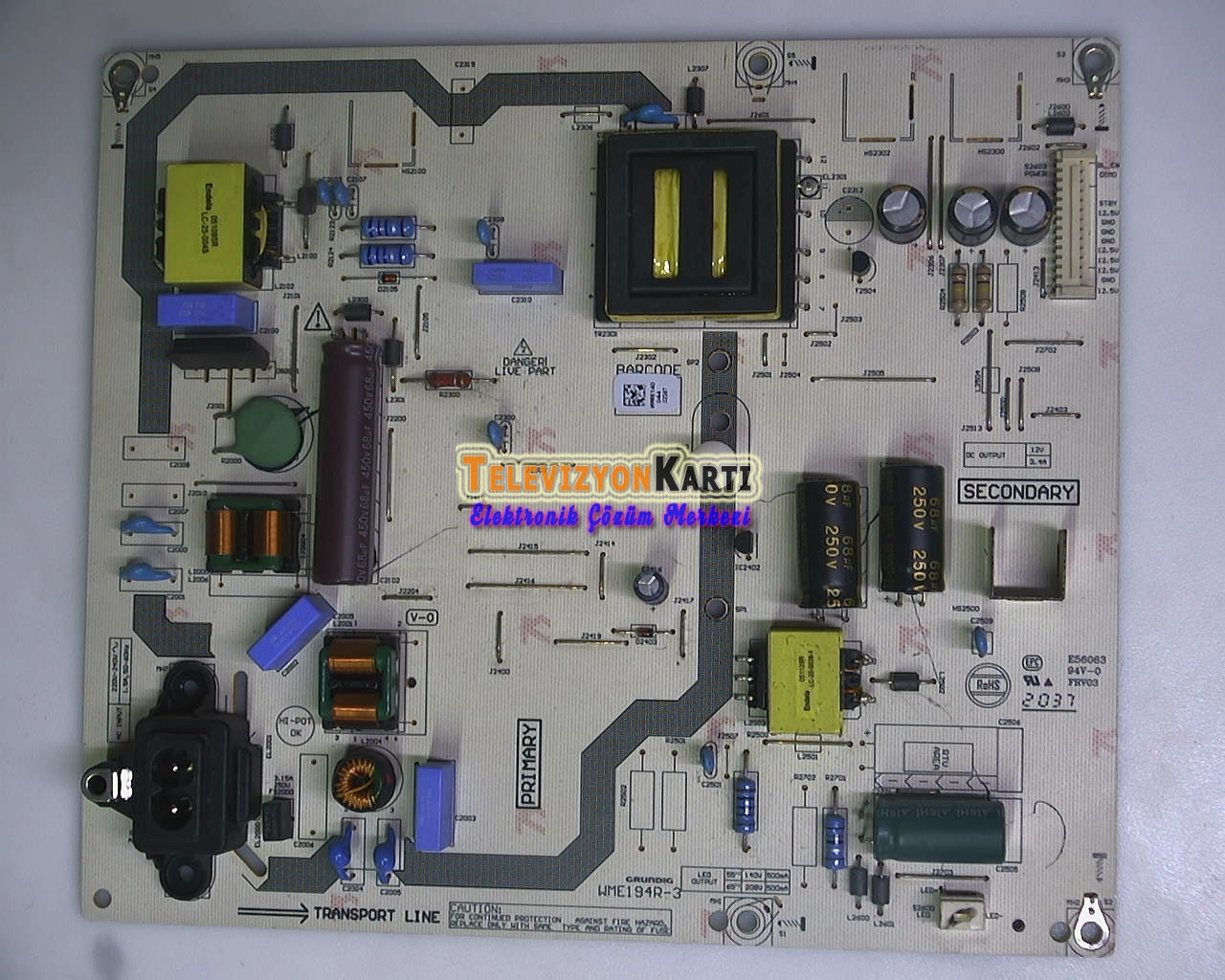 WME194R-3 , WME140 , Arçelik A55-A8600 , 55 GFU 7960B , Power Board