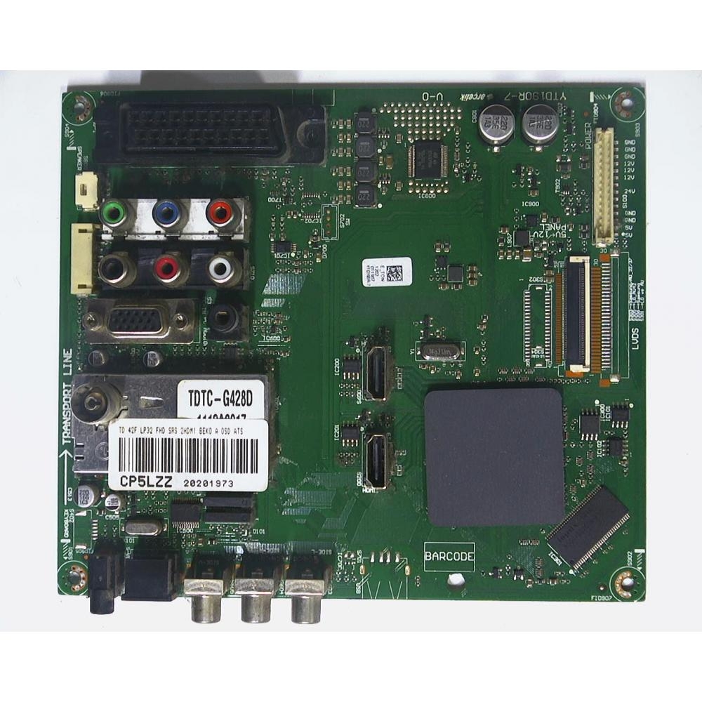 YTD190R-7 CP5LZZ Beko F 106-203 FHD Main board - Televizyon Kartı