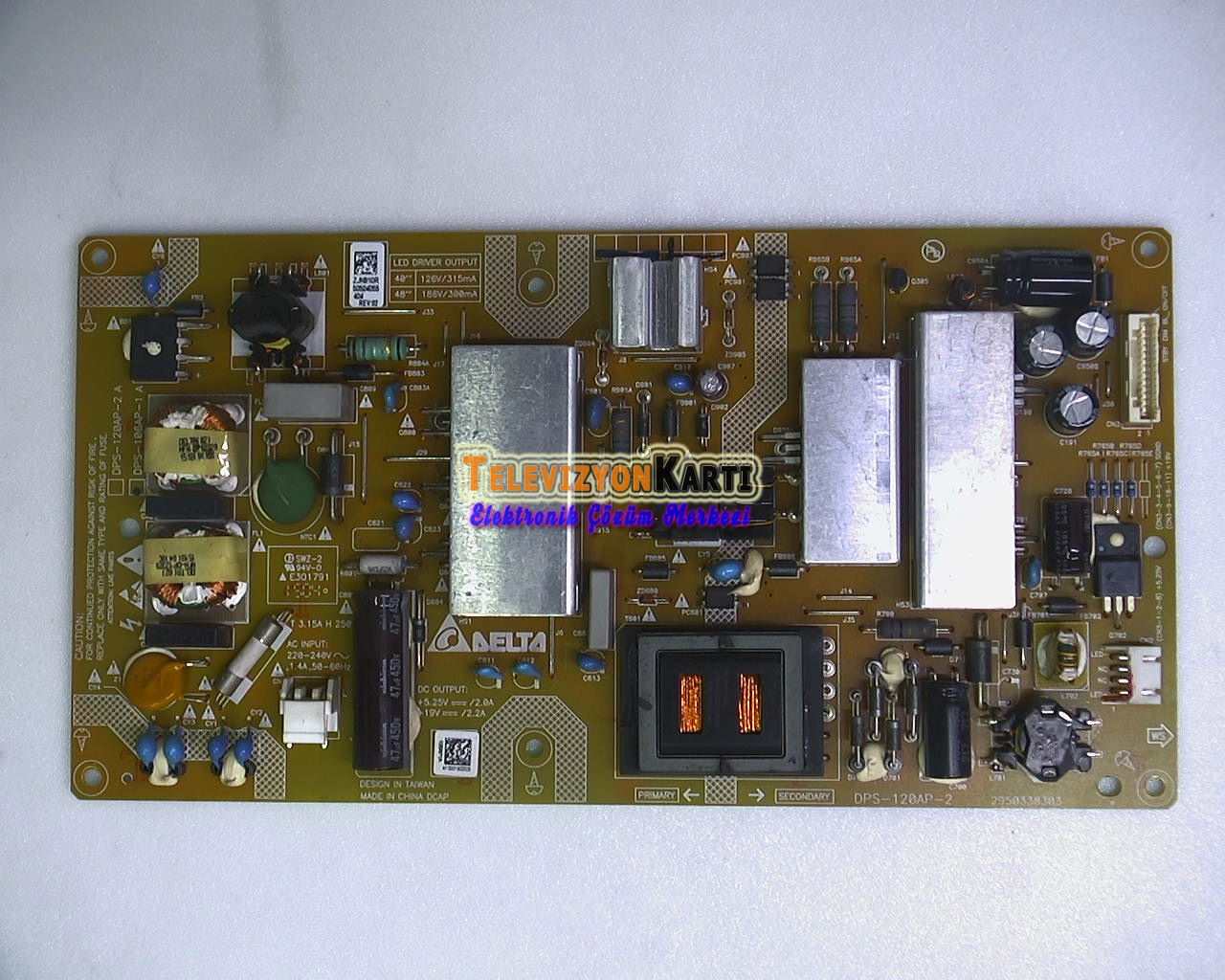 ZJN910R DPS-106AP-1 A DPS-120AP-2 A Arçelik A40 LW 6536 Power Board