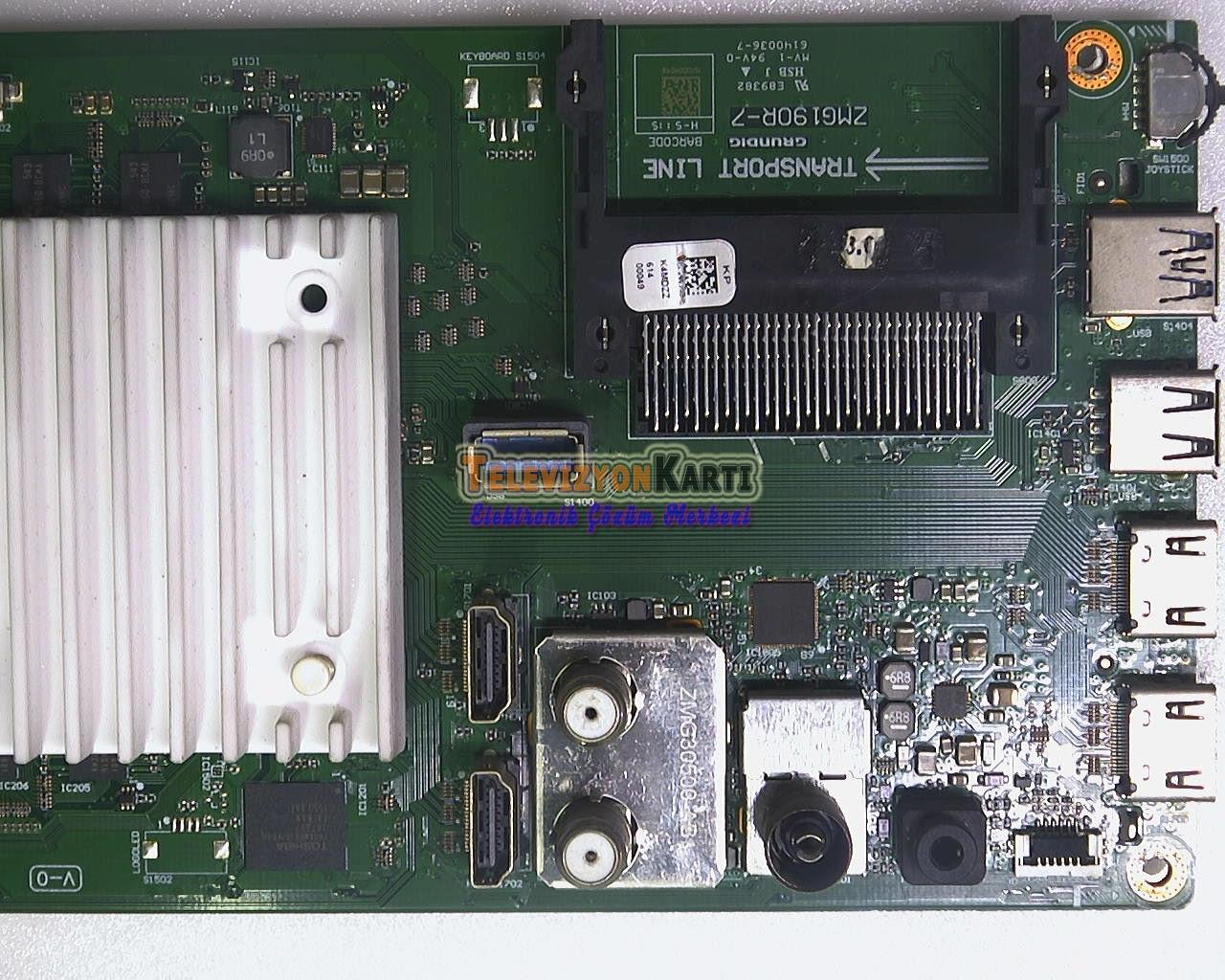ZMG190R-7,K4MDZZ,Beko B48L 9583 5B,Main Board - Televizyon Kartı