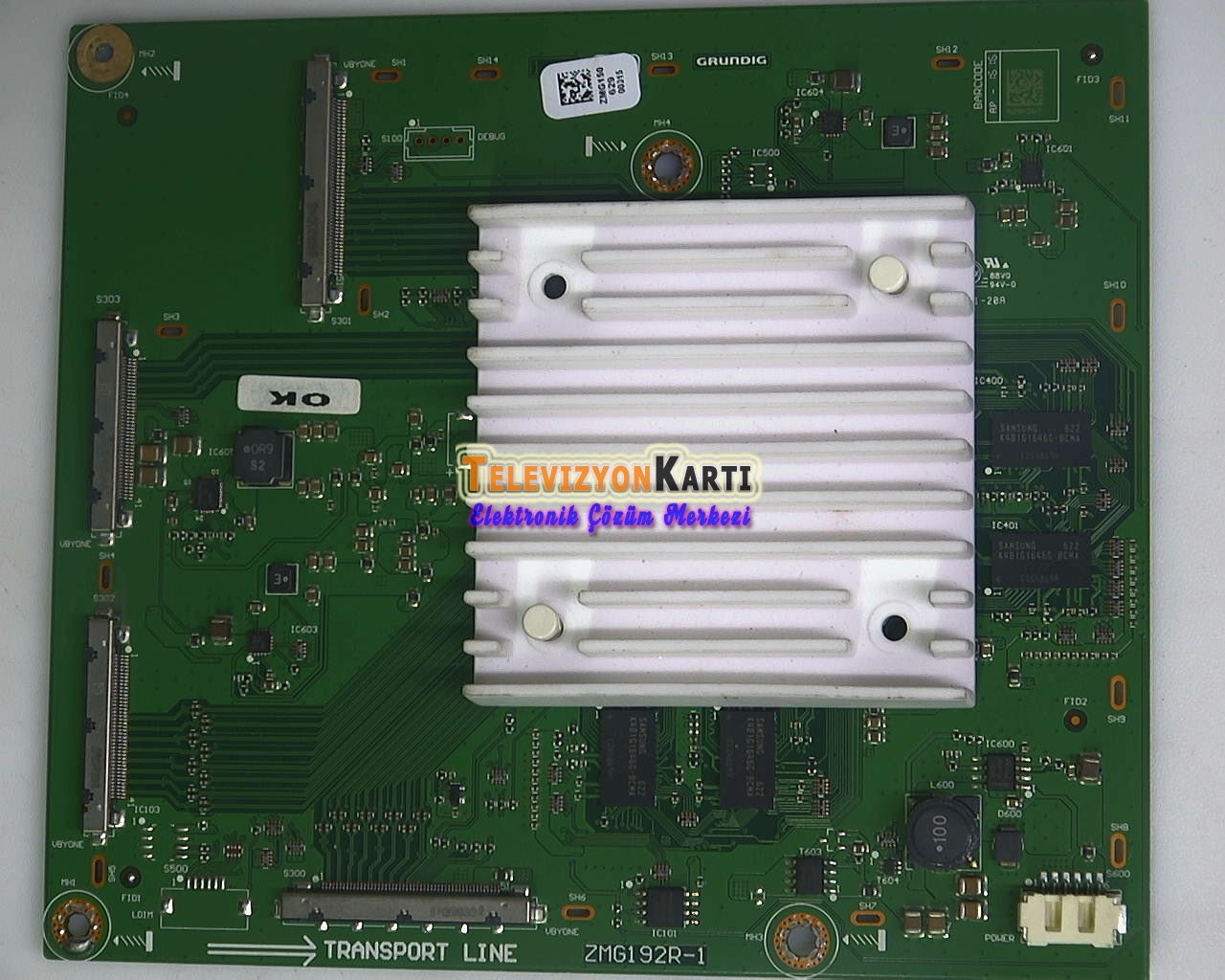 ZMG192R-1, ZMG192R-1 V-0, ZMG150, GRUNDIG 55VLX8586BP, Main Board, LSC550FJ03-001