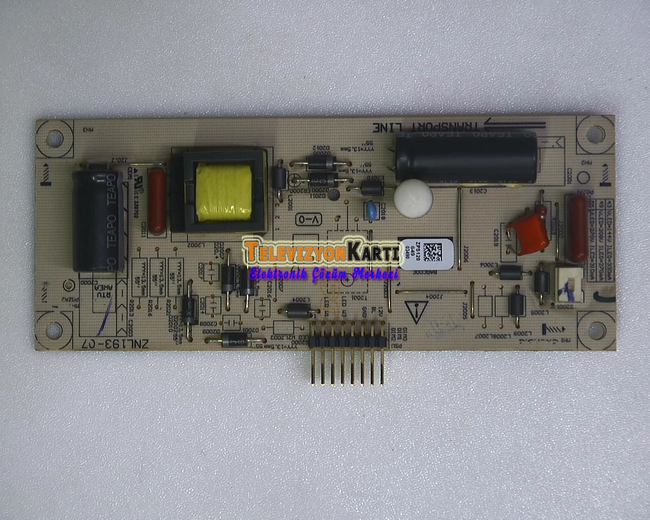 ZNL193-07 ZPS120 ZPS125 Arçelik Led Driver Board - Televizyon Kartı