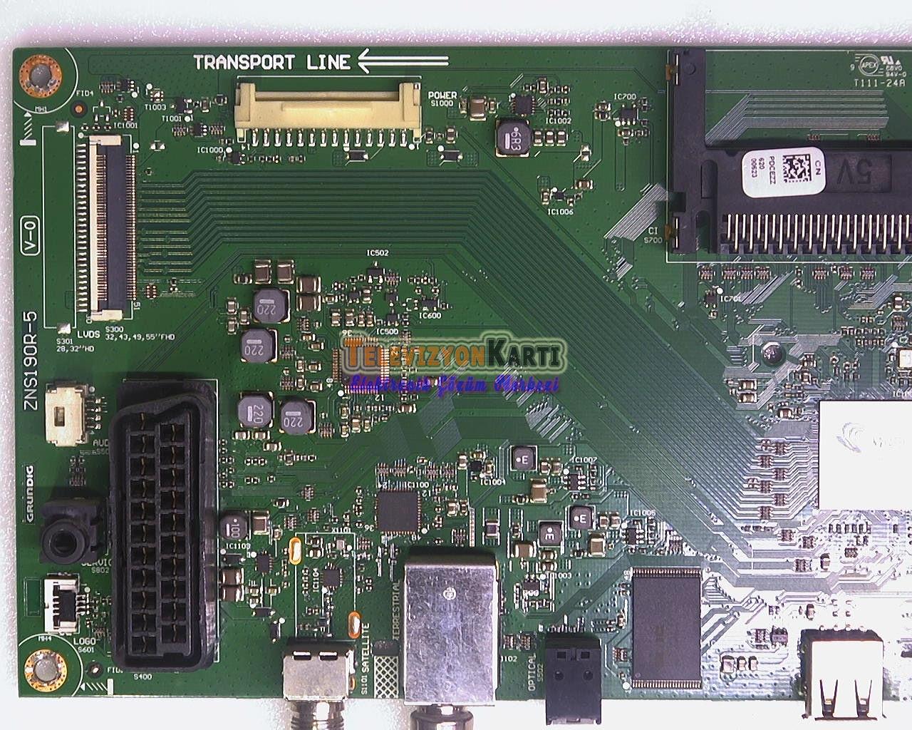 ZNS190R-5,PDCEZZ,BEKO B49L 5531 4B2,Main Board