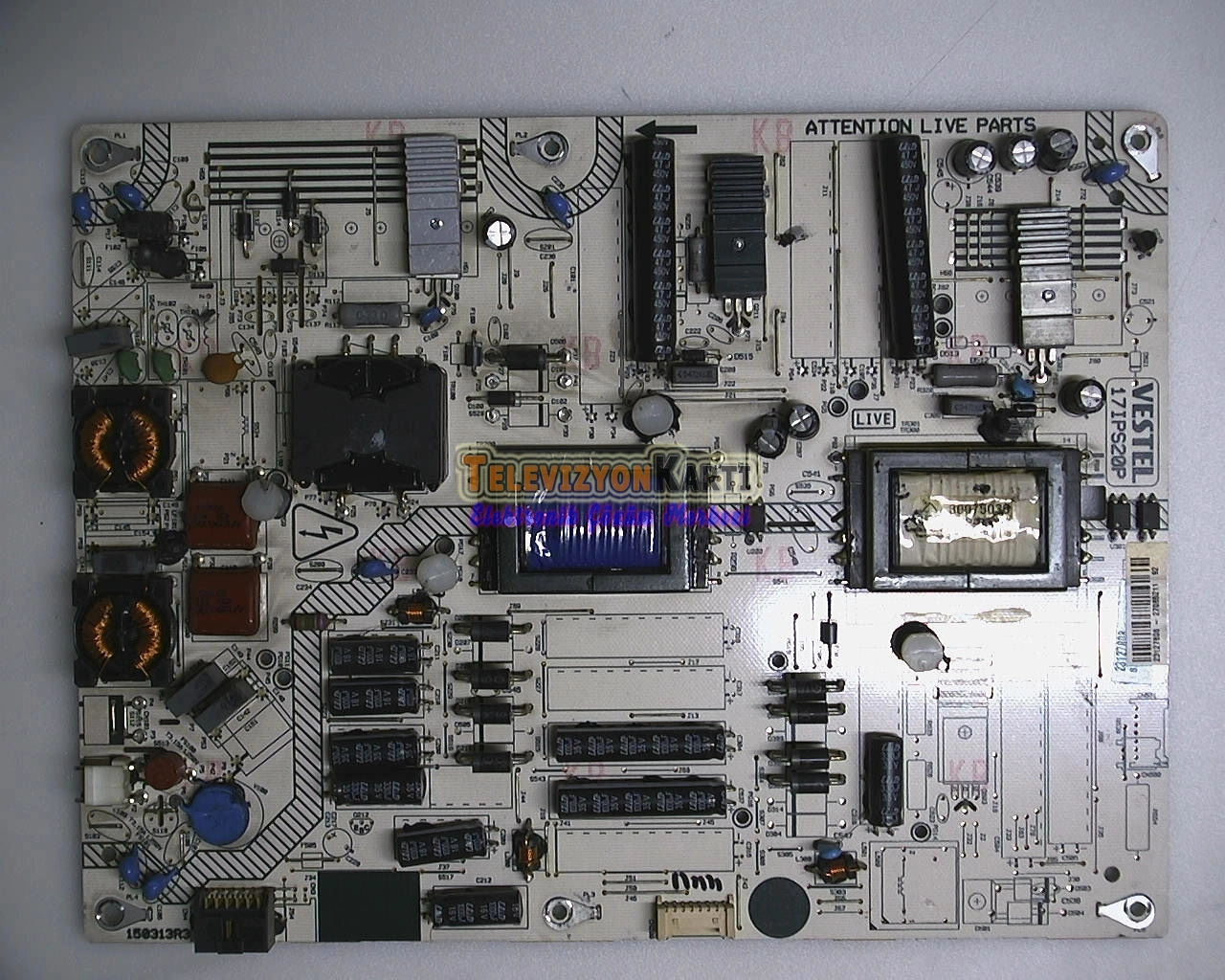 ﻿17IPS20P,23127806,150313R3,27109748,VESTEL 50PF7070B,Power Board,Besleme